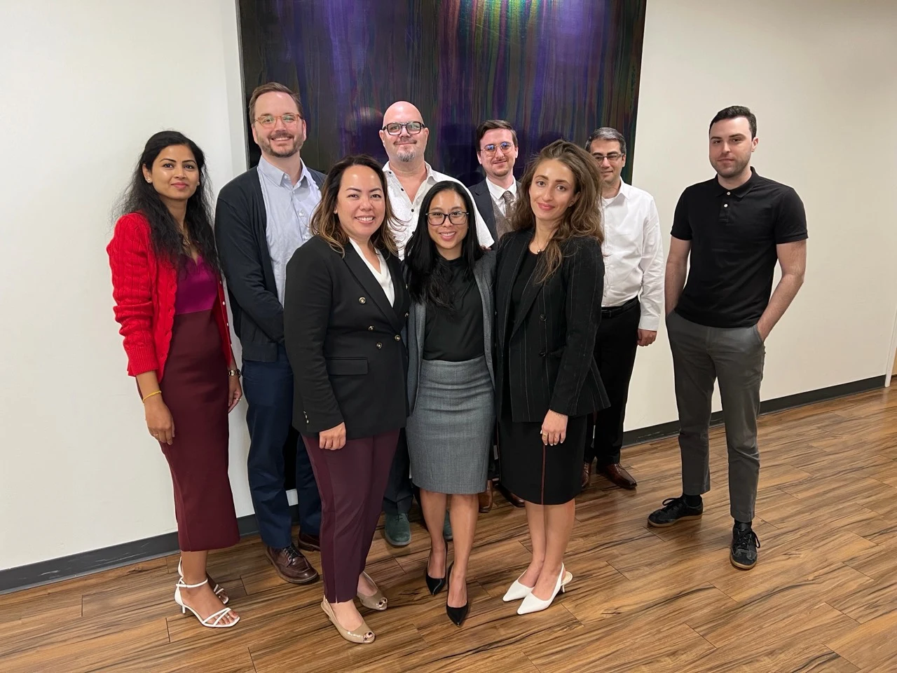 The Fortrea team gathered for a group photograph
